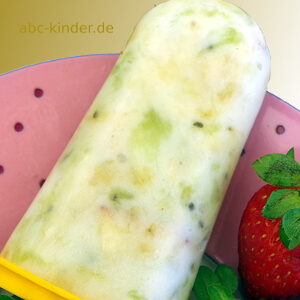 Fruchtiges Joghurt Eis selbst gemacht