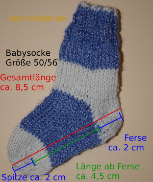 Babysockchen Stricken Grossentabelle Und Tipps Fur Die Richtige Grosse