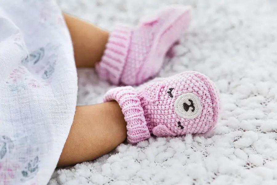 Baby-Socken-Säuglings-nette Bären-Krippe-warme Schuh-Socken ZP 