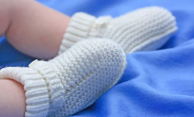 Babysocken Baby Socken mit Grafik und Wunschname Taufe Geburt Geburtstag 